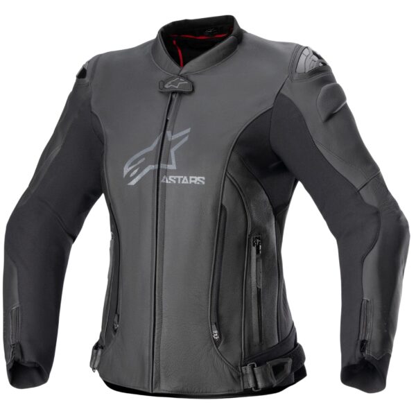 ALPINESTARS STELLA GP PLUS V4 LEATHER JACKET BLACK
