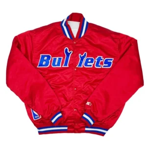 90’s Washington Bullets Red Jacket